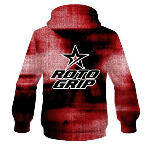 Roto Grip Red Canvas CoolWick Bowling Hoodie - Image 2