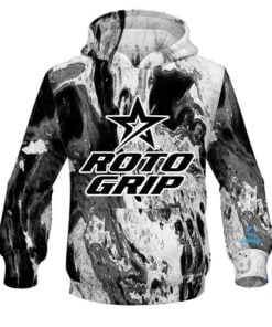 Roto Grip Marble Black CoolWick Bowling Hoodie