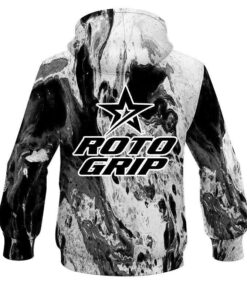 Alternative view of Roto Grip Marble Black CoolWick Bowling Hoodie