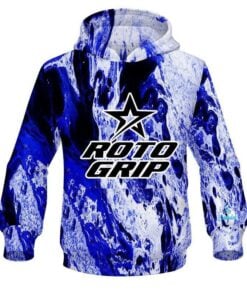 Roto Grip Marble Blue CoolWick Bowling Hoodie