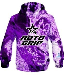 Roto Grip Marble Purple CoolWick Bowling Hoodie