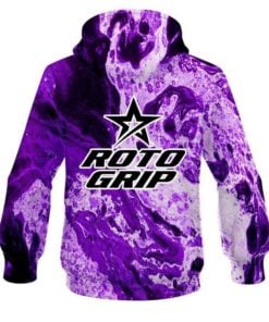 Alternative view of Roto Grip Marble Purple CoolWick Bowling Hoodie