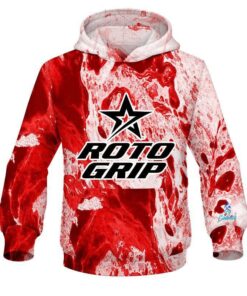 Roto Grip Marble Red CoolWick Bowling Hoodie