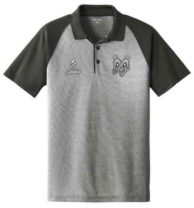 Matt Ogle CoolWick Signature Bowling Polo Shirt Heather