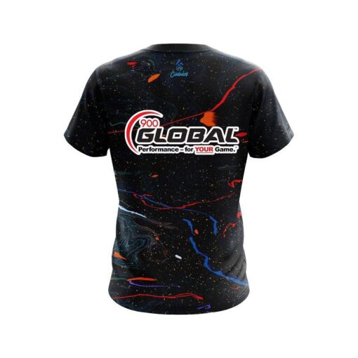 900 Global Spray Paint CoolWick Bowling Jersey - Image 2