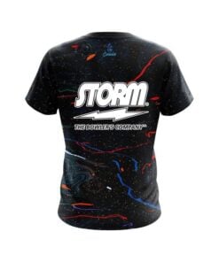 Alternative view of Storm Spray Paint CoolWick Bowling Jersey
