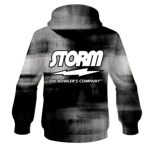 Storm Black Canvas CoolWick Bowling Hoodie - Image 2