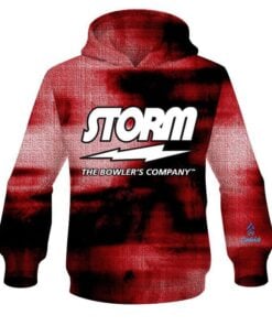 Storm Red Canvas CoolWick Bowling Hoodie