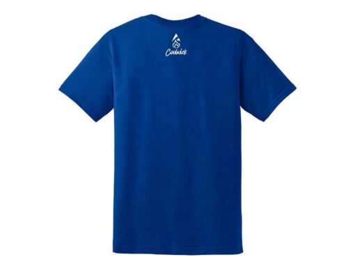 Kennon McFalls StrikeBros CoolWick Bowling 50/50 T-Shirt Blue White - Image 2