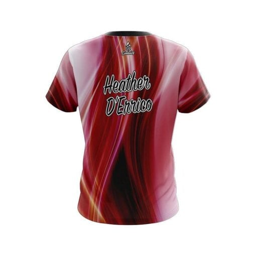 Heather D'Errico Hammer Down Red Replica CoolWick Bowling Jersey - Image 2