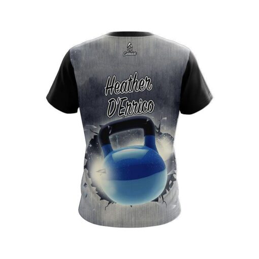Heather D'Errico Hammer Kettleball Replica CoolWick Bowling Jersey - Image 2