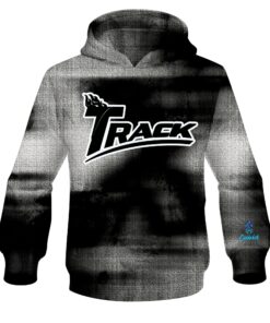 Track Black Canvas CoolWick Bowling Hoodie