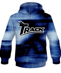 Track Blue Canvas CoolWick Bowling Hoodie