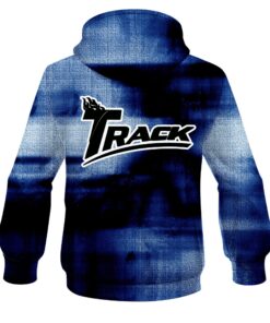 Alternative view of Track Blue Canvas CoolWick Bowling Hoodie