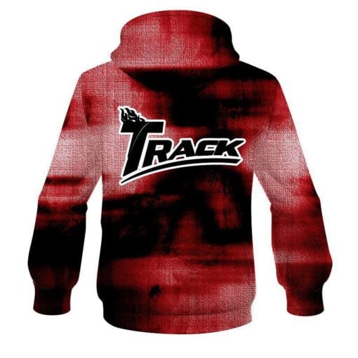 Track Red Canvas CoolWick Bowling Hoodie - Image 2