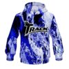 Track Marble Blue CoolWick Bowling Hoodie