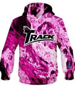Track Marble Pink CoolWick Bowling Hoodie