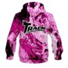 Track Marble Pink CoolWick Bowling Hoodie - Image 2