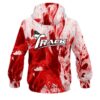 Track Marble Red CoolWick Bowling Hoodie - Image 2