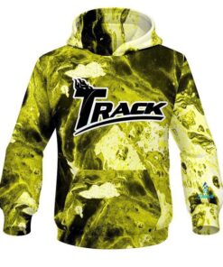 Track Marble Yellow CoolWick Bowling Hoodie