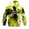 Track Marble Yellow CoolWick Bowling Hoodie - Image 2