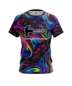Hammer Psychedelic Swirl CoolWick Bowling Jersey