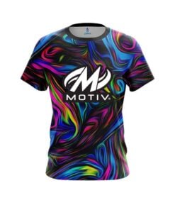 Motiv Psychedelic Swirl CoolWick Bowling Jersey