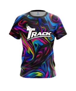 Track Psychedelic Swirl CoolWick Bowling Jersey