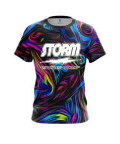 Storm Psychedelic Swirl CoolWick Bowling Jersey