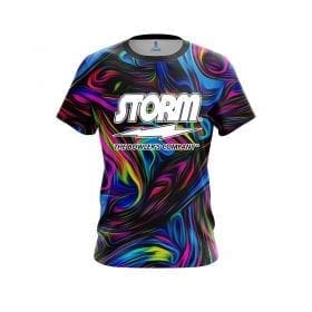 Storm Psychedelic Swirl CoolWick Bowling Jersey