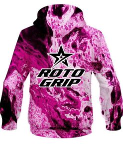 Alternative view of Roto Grip Marble Pink CoolWick Bowling Hoodie