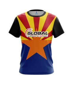 900 Global Arizona Flag CoolWick Bowling Jersey