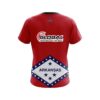 900 Global Arkansas Flag CoolWick Bowling Jersey - Image 2