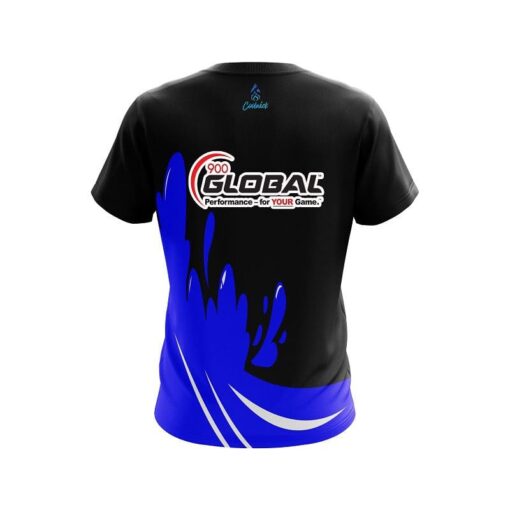 900 Global Blue Splash CoolWick Bowling Jersey - Image 2