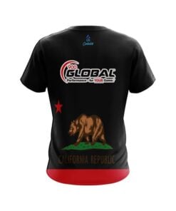 Alternative view of 900 Global California Republic Flag CoolWick Bowling Jersey