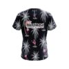 900 Global Flamingo Palms CoolWick Bowling Jersey - Image 2