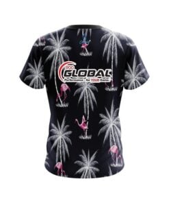Alternative view of 900 Global Flamingo Palms CoolWick Bowling Jersey