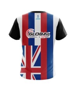 Alternative view of 900 Global Hawaii Flag CoolWick Bowling Jersey
