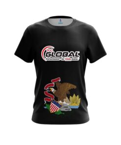 900 Global Illinois Flag CoolWick Bowling Jersey