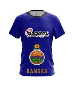 900 Global Kansas Flag CoolWick Bowling Jersey