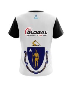 Alternative view of 900 Global Masssachucets Flag CoolWick Bowling Jersey