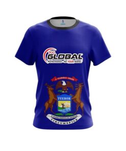 900 Global Michigan Flag CoolWick Bowling Jersey