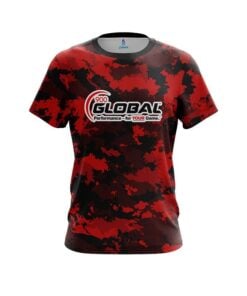 900 Global Military Red CoolWick Bowling Jersey