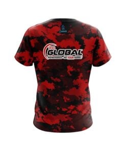 Alternative view of 900 Global Military Red CoolWick Bowling Jersey