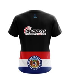 Alternative view of 900 Global Missouri Flag CoolWick Bowling Jersey