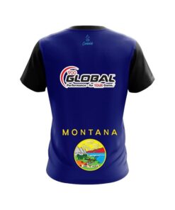 Alternative view of 900 Global Montana Flag CoolWick Bowling Jersey