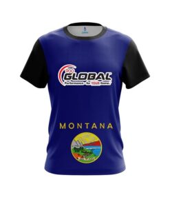 900 Global Montana Flag CoolWick Bowling Jersey