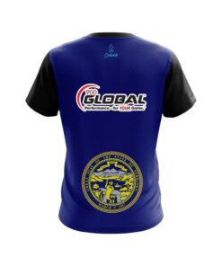 Alternative view of 900 Global Nebraska Flag CoolWick Bowling Jersey