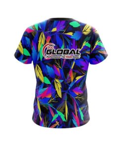 Alternative view of 900 Global Neon Leafs CoolWick Bowling Jersey