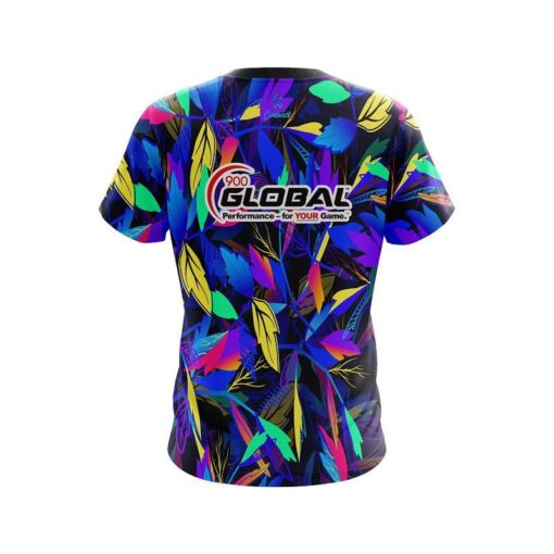 900 Global Neon Leafs CoolWick Bowling Jersey - Image 2